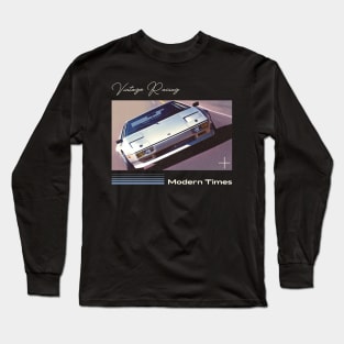 Vintage Racing, Modern Times Car Long Sleeve T-Shirt